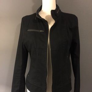 NWOT Express Black Zipper Jacket